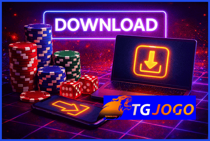 Download rápido do app TGJOGO para smartphones